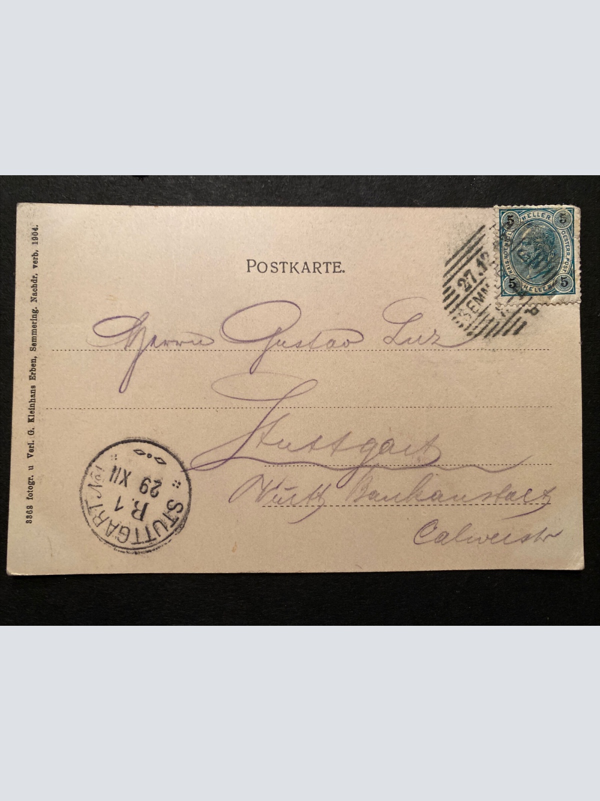 Semmering Südbahnhotel 80205 ShNö