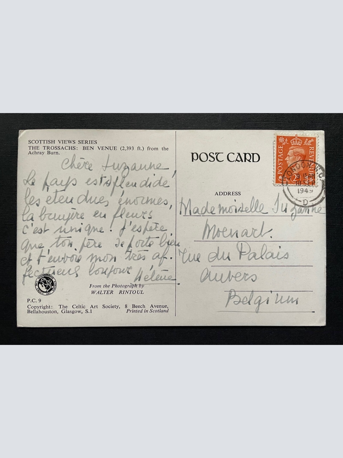 Trossachs Ben Venue Loch Achray Burn See Tal Wald Schottland 401084 TH A