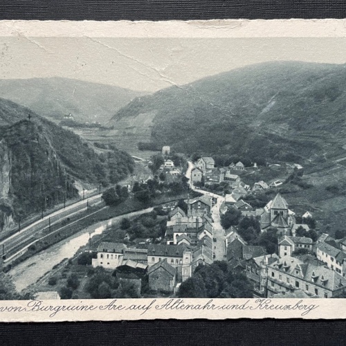 Blick v. Burgruine Are Altenahr Kreuzberg Rheinland-Pfalz Deutschland 401052 A