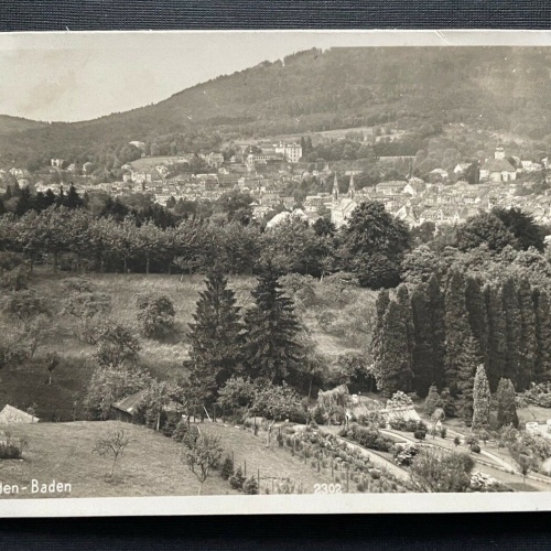 Baden-Baden Stadt Berg Schwarzwald Baden-Württemberg Deutschland 401051 TH A