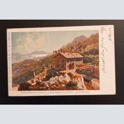 Stephanie Schutzhaus a.d. Monte Maggiore bei Abbazia 800033 Ga E