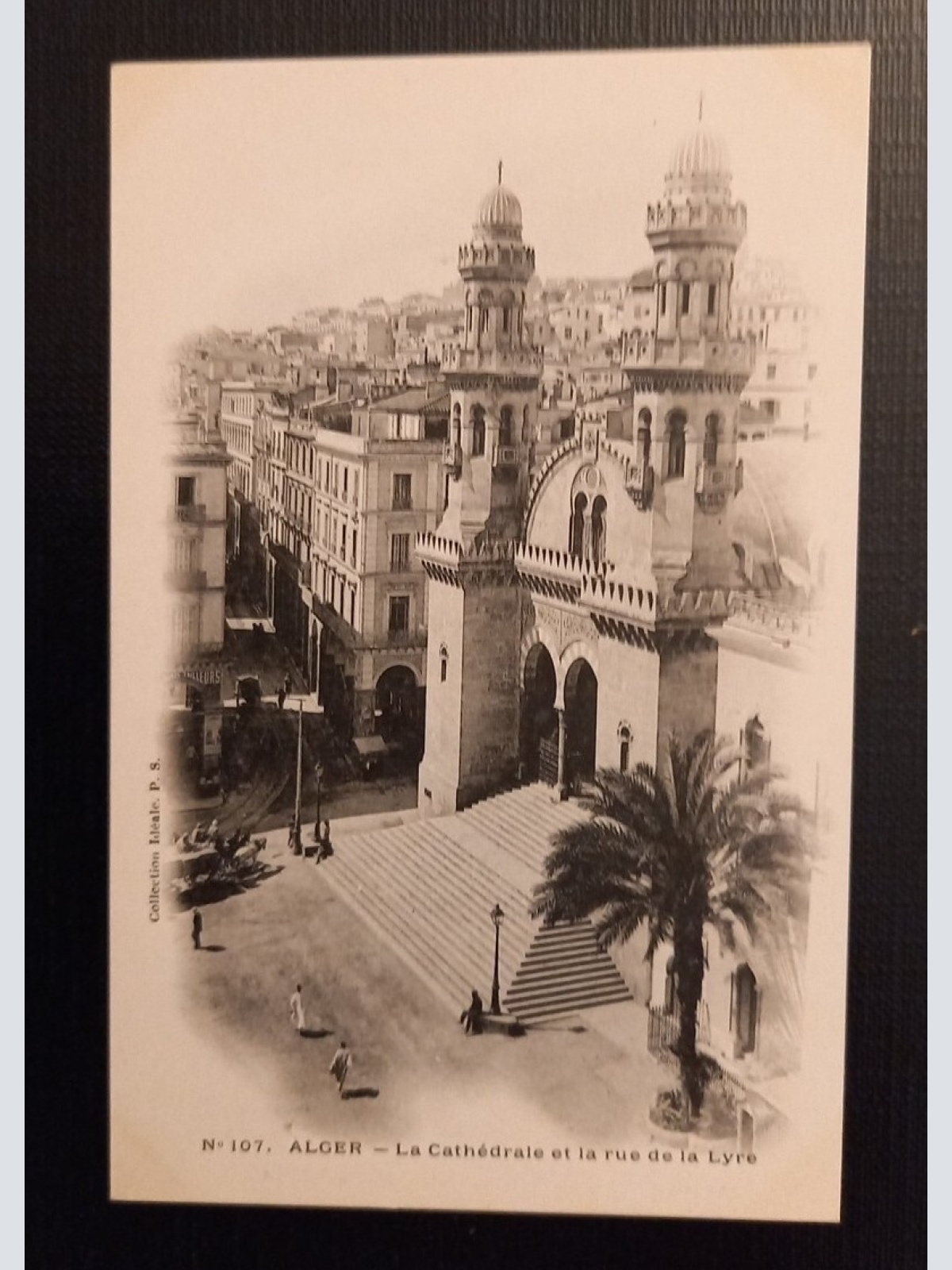 N 107 Alger La Cathedrale Et La Rue De La Lyre 800040 Ga E