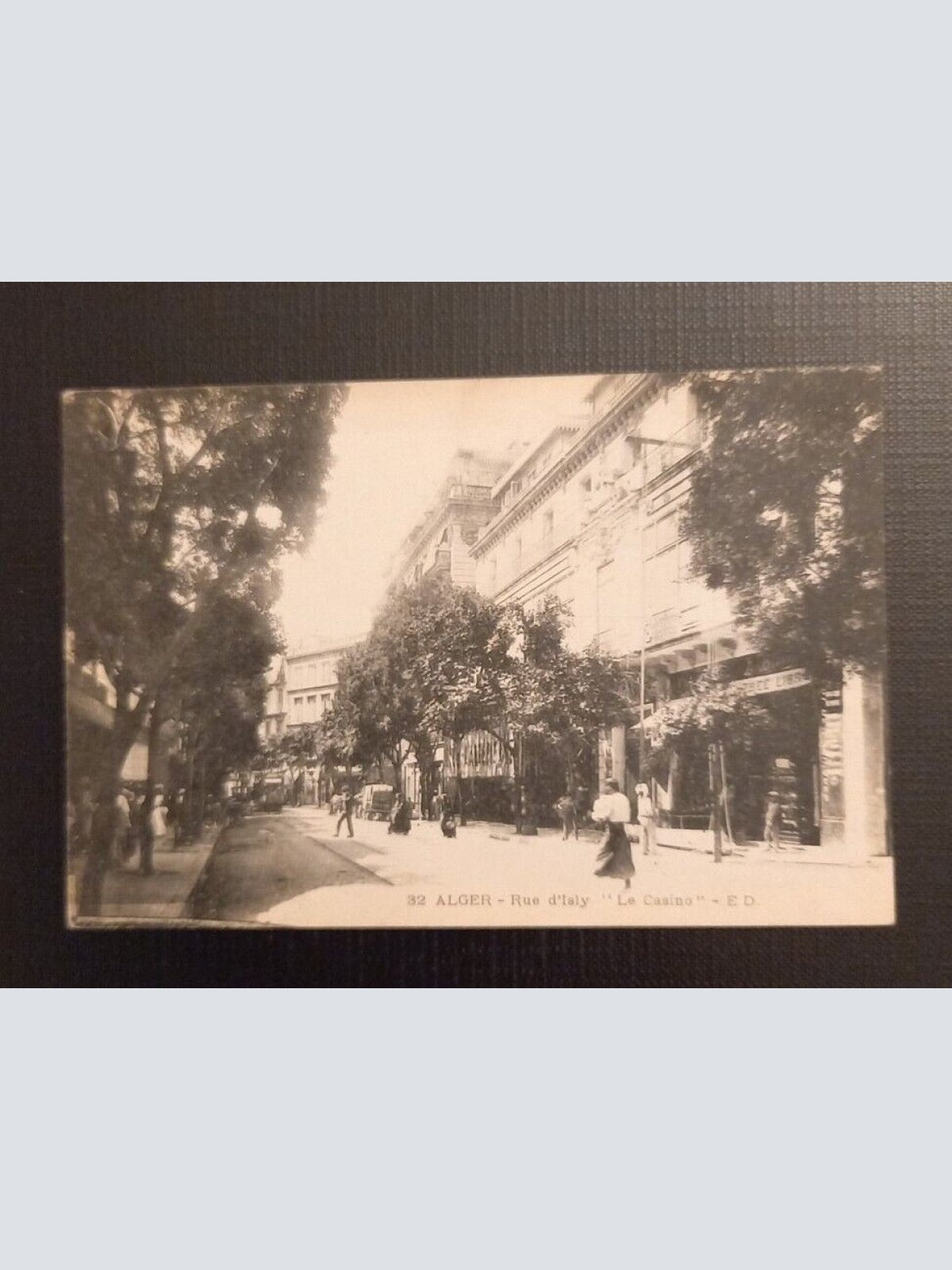 Ansichtskarte Algerien 32 Alger Rue D'Isly Le Casino 800067 Ga E