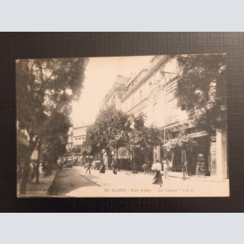 Ansichtskarte Algerien 32 Alger Rue D'Isly Le Casino 800067 Ga E