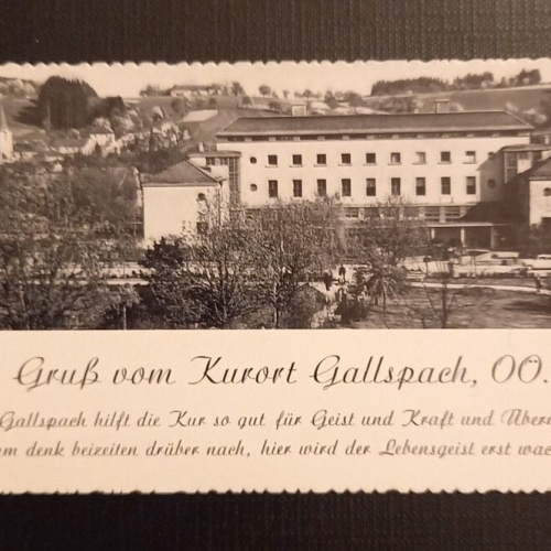 Kurort Gallspach Österreich 600000A gr D