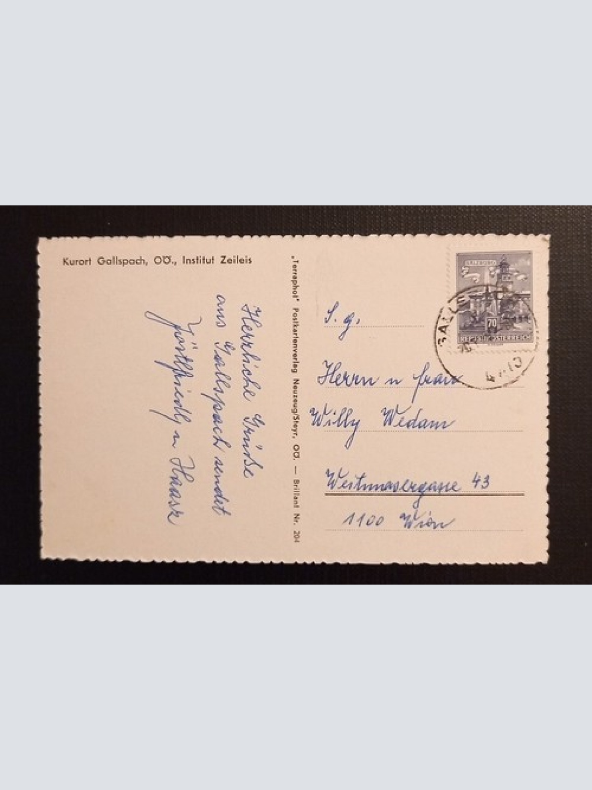 Kurort Gallspach Österreich 600000A gr D