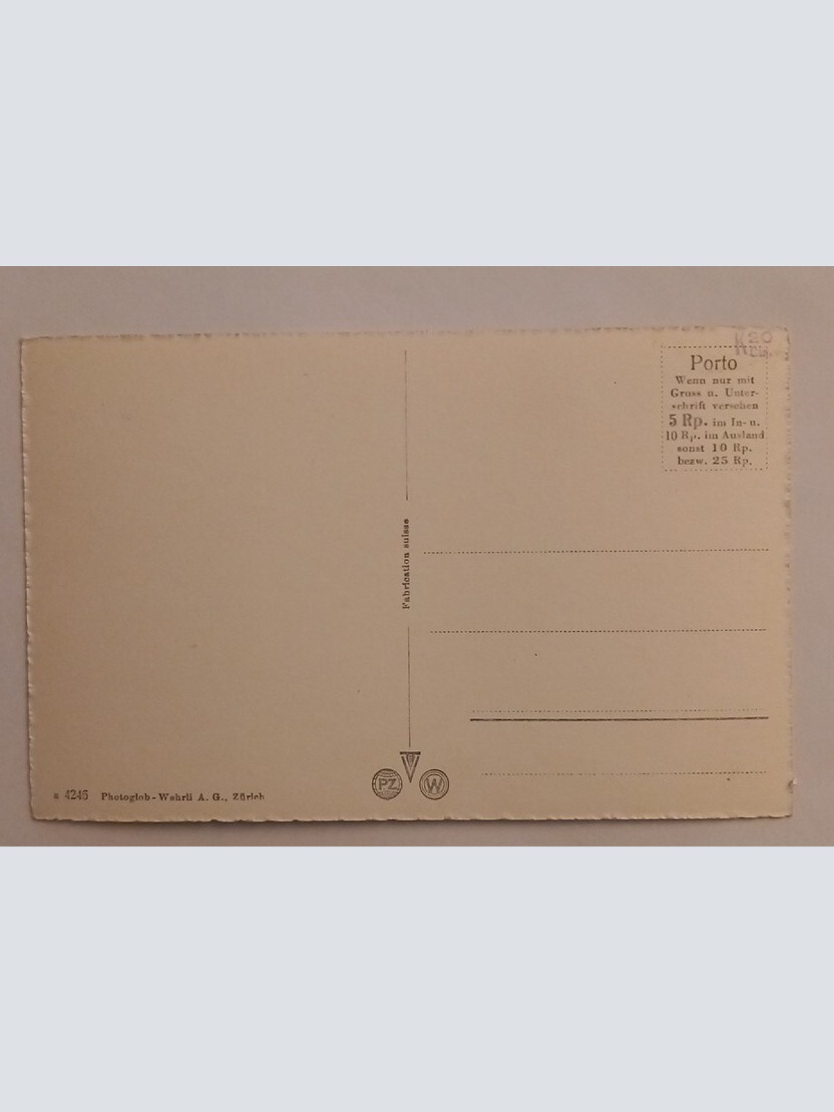 Zürich Schweiz 600050A gr D