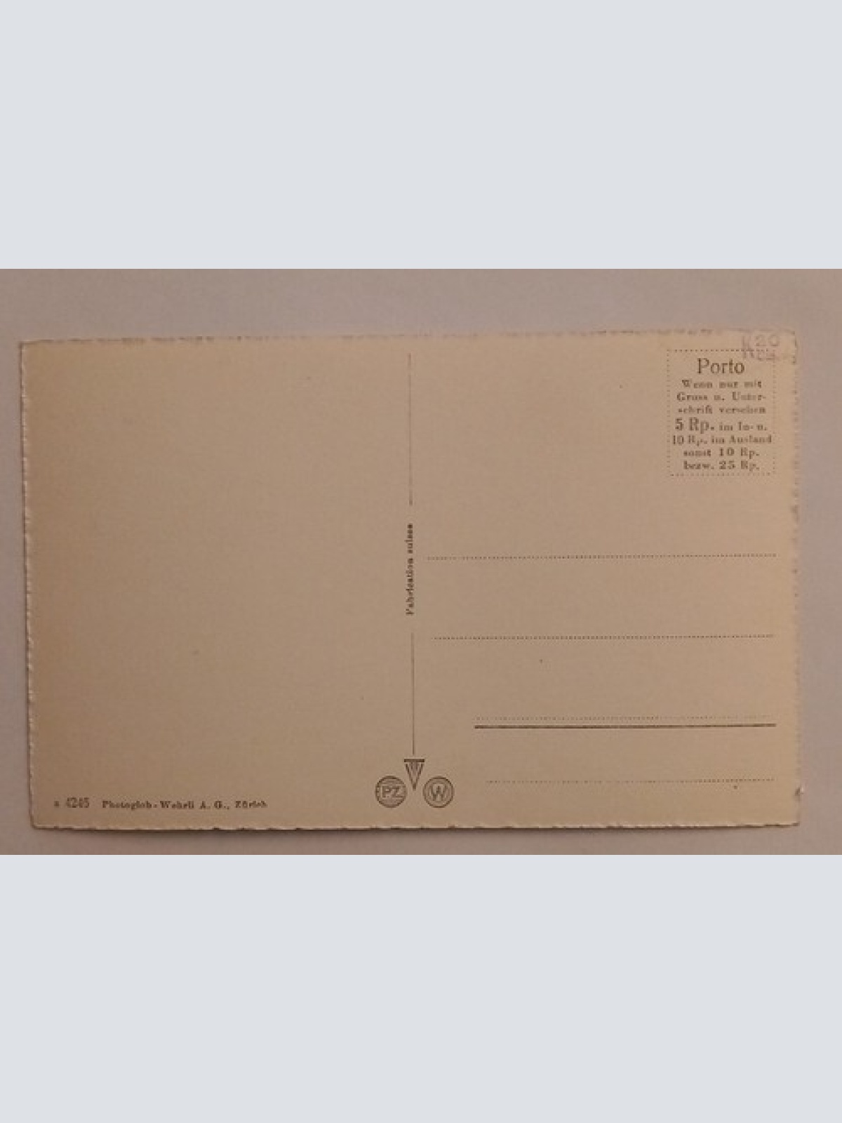 Zürich Schweiz 600050A gr D