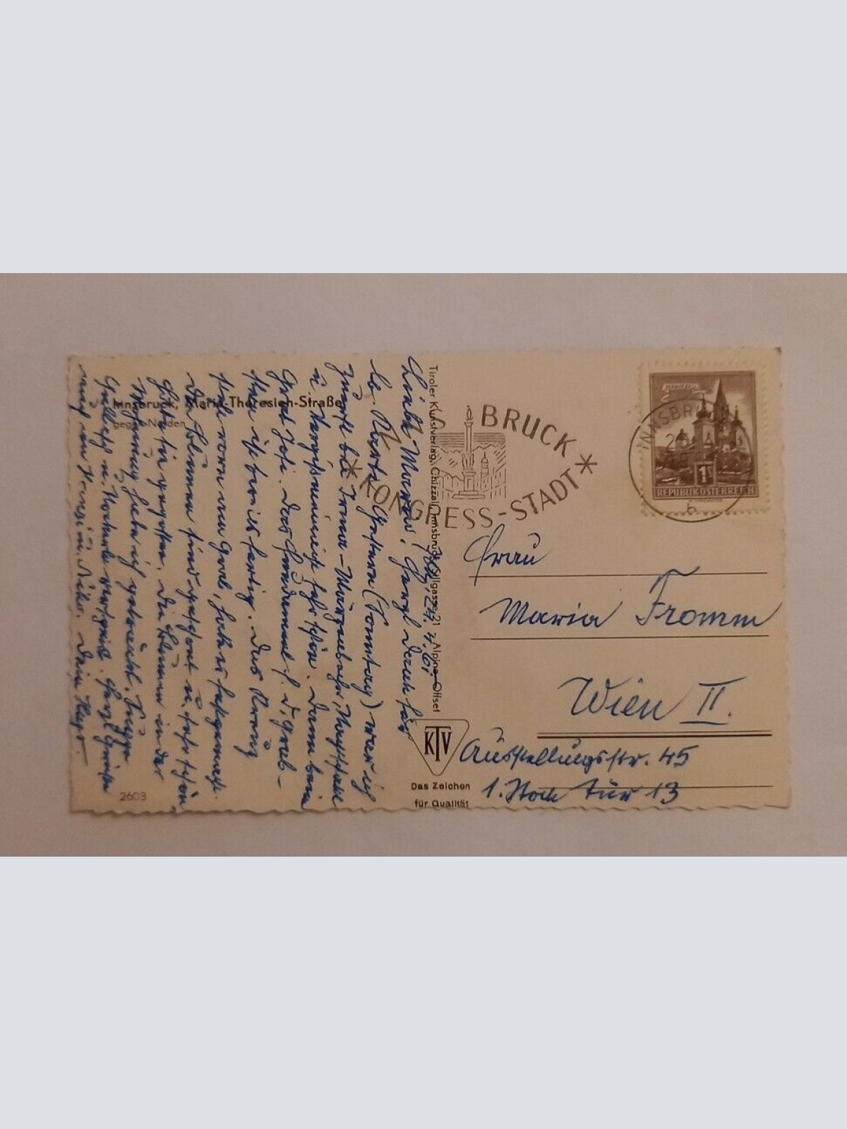 Innsbruck Maria Theresienstrasse Österreich 600010A gr D