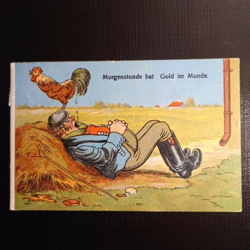 Morgenstunden hat Gold im Munde 410524 grG