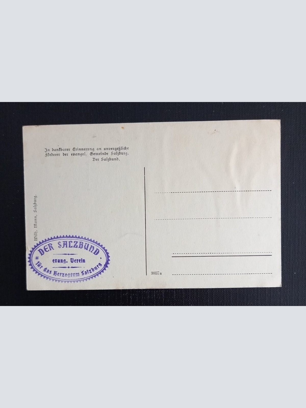 Salzburg Der Salzbund Evang.Verein 650142 G