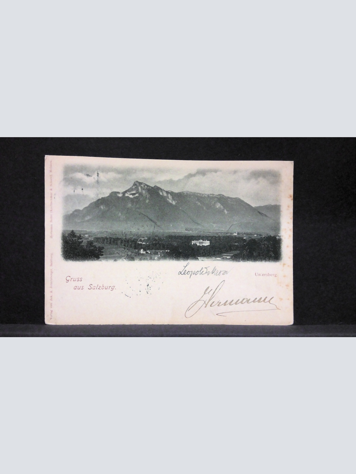 Gruss aus Salzburg Schloss Leopoldskron Untersberg JW5831