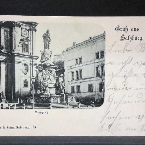 Gruß aus Salzburg Domplatz JW2134