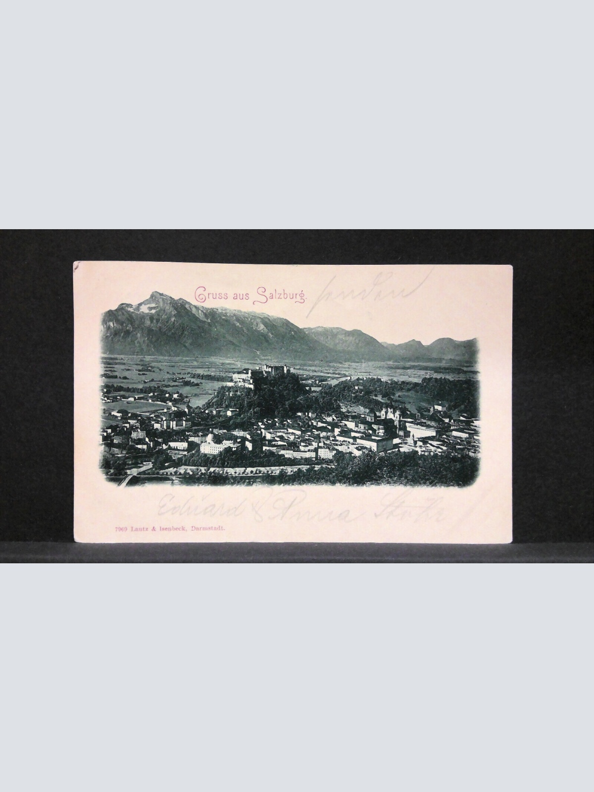 Gruss aus Salzburg Hohensalzburg und Umgebung JW7170