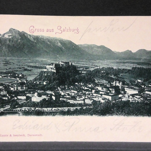 Gruss aus Salzburg Hohensalzburg und Umgebung JW7170