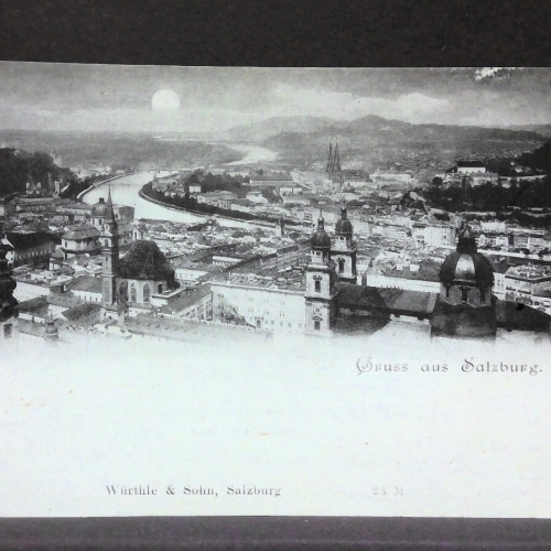 Gruss aus Salzburg Salzach Mondkarte JW0121
