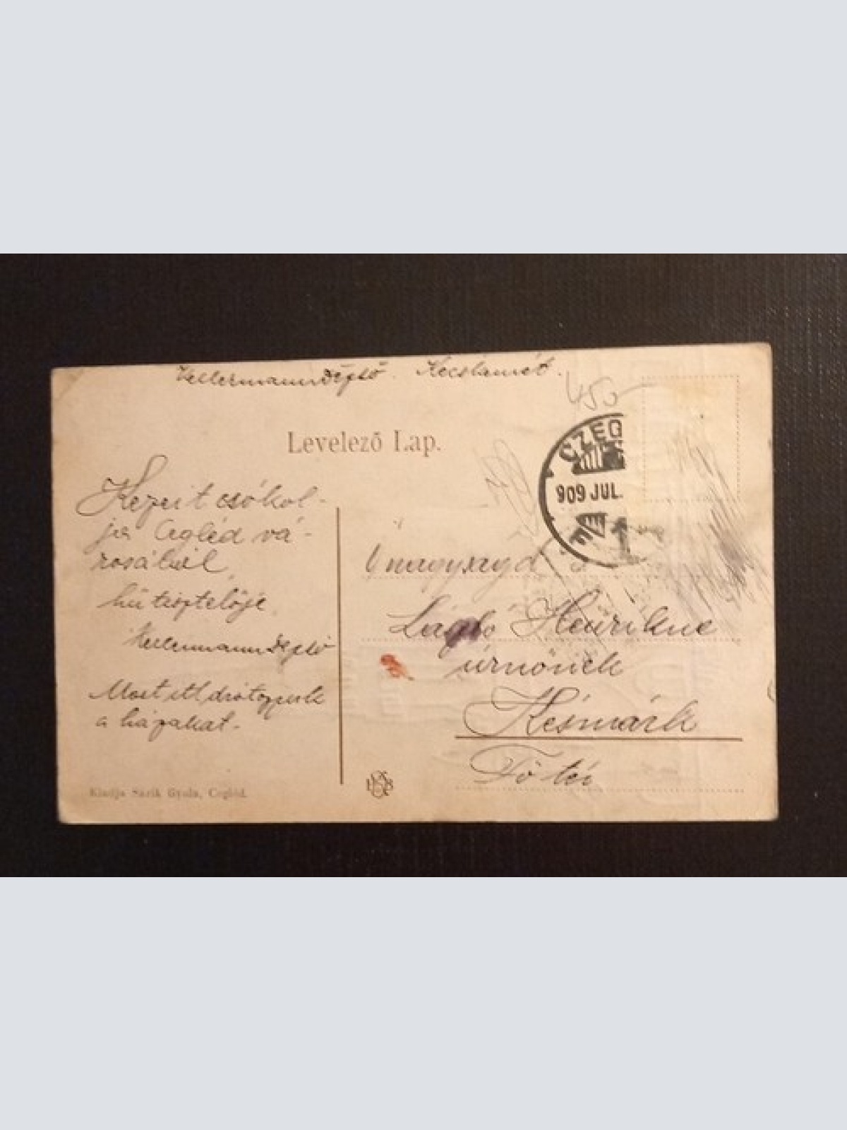 Üdvözlet Cegledröl 165293 G