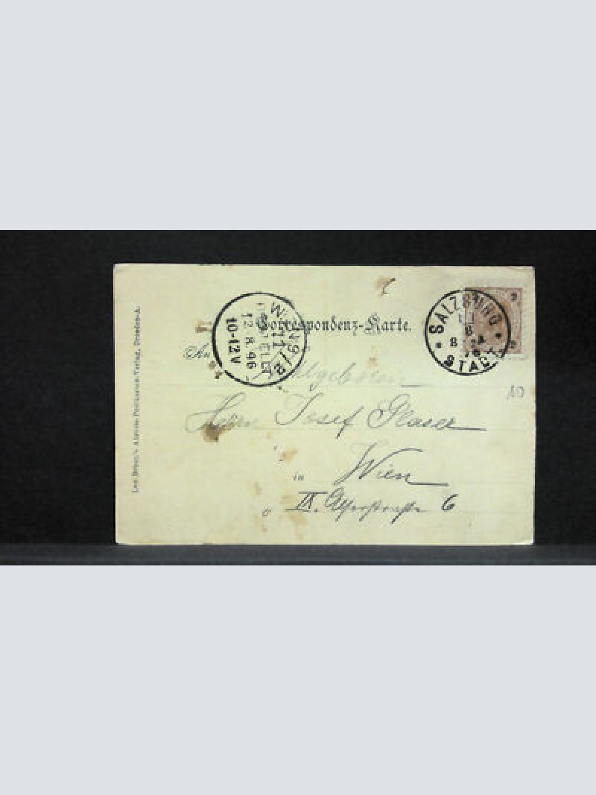 Mozartdenkmal Gruss aus Salzburg JW 5811