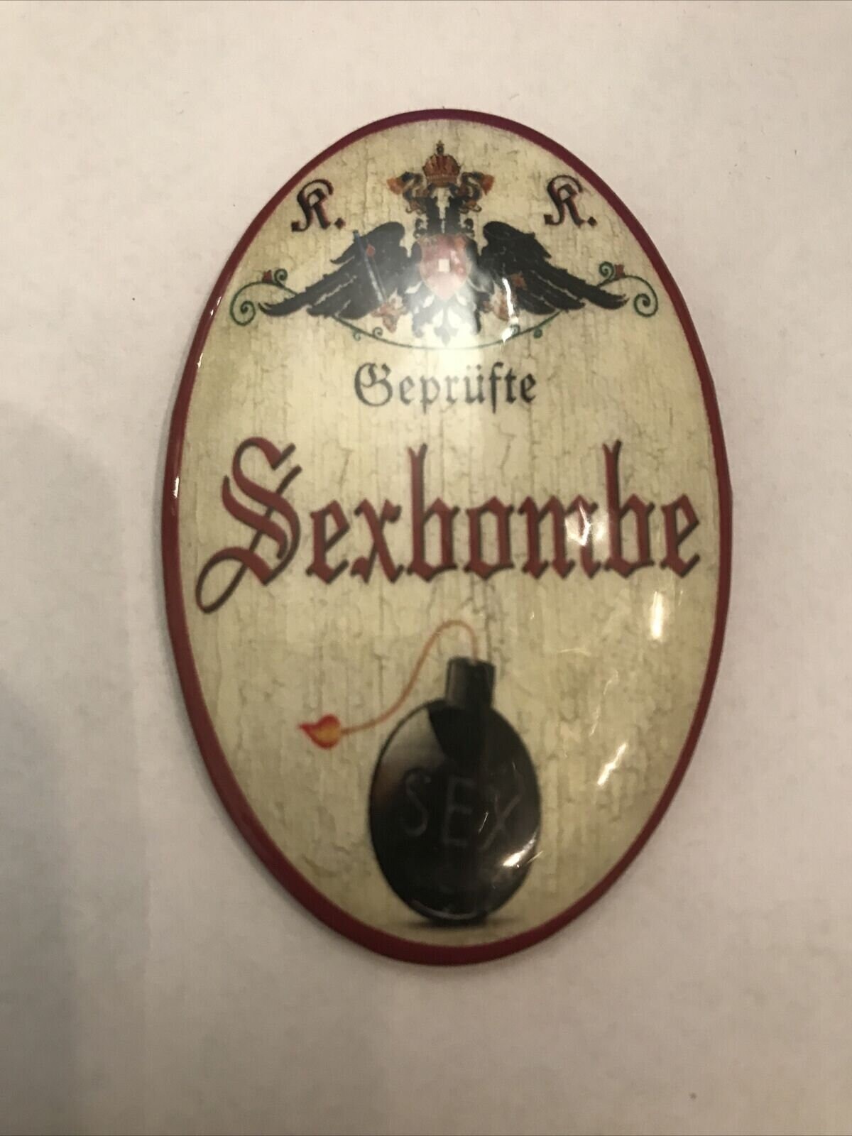 K&k nostalgie flaschenöffner magnetisch sexbombe 7x4,5cm