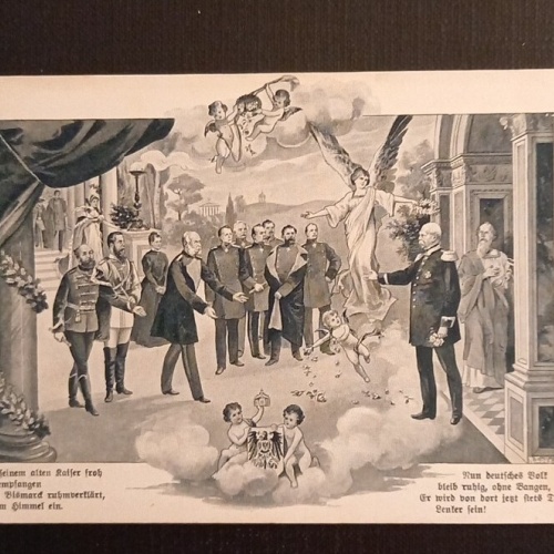 Empfang Kaiser Bismarck Und Engeln 246 G