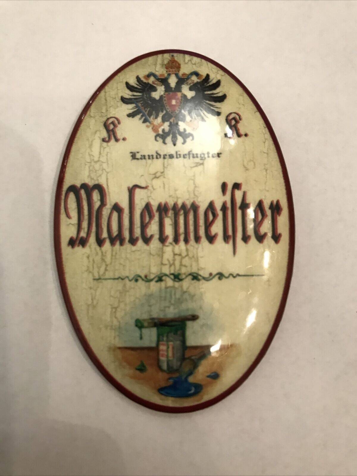 K&k nostalgie flaschenöffner magnetisch malermeister 7x4,5cm