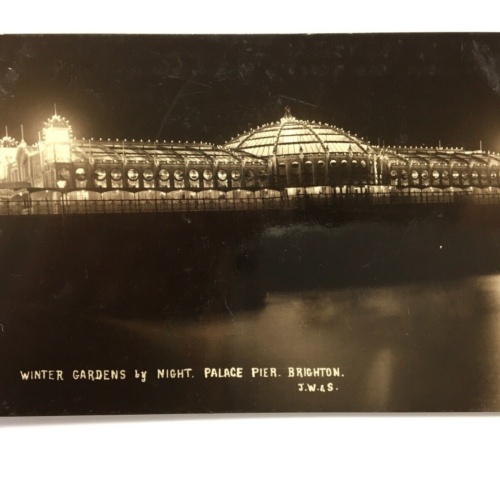 Brighton - Winter Gardens by Night - Palace Pier - Bei Nacht - England 40228 TH