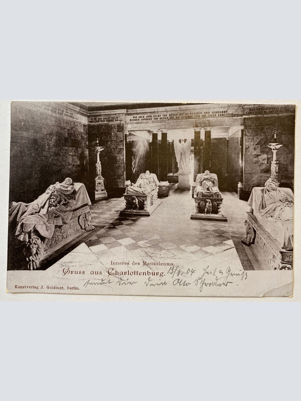 Gruss aus Charlottenburg  Inneres des Mausoleum 84000