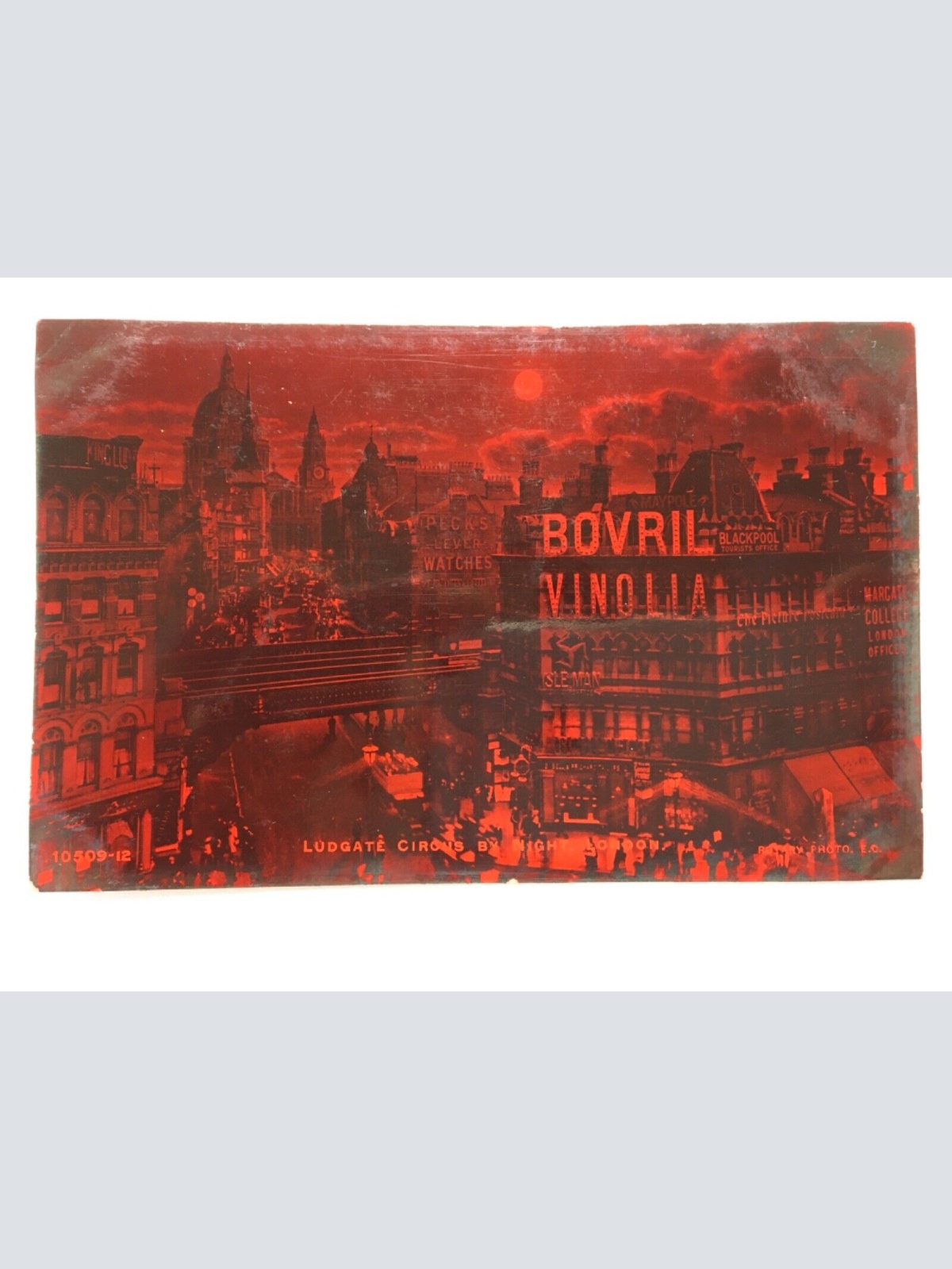 London - Ludgate Circus by Night - Bei Nacht - England 40223 TH