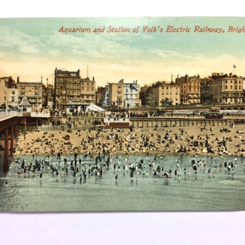 Brighton - Aquarium & Station of Volk‘s Electric Railway - England 40227 TH