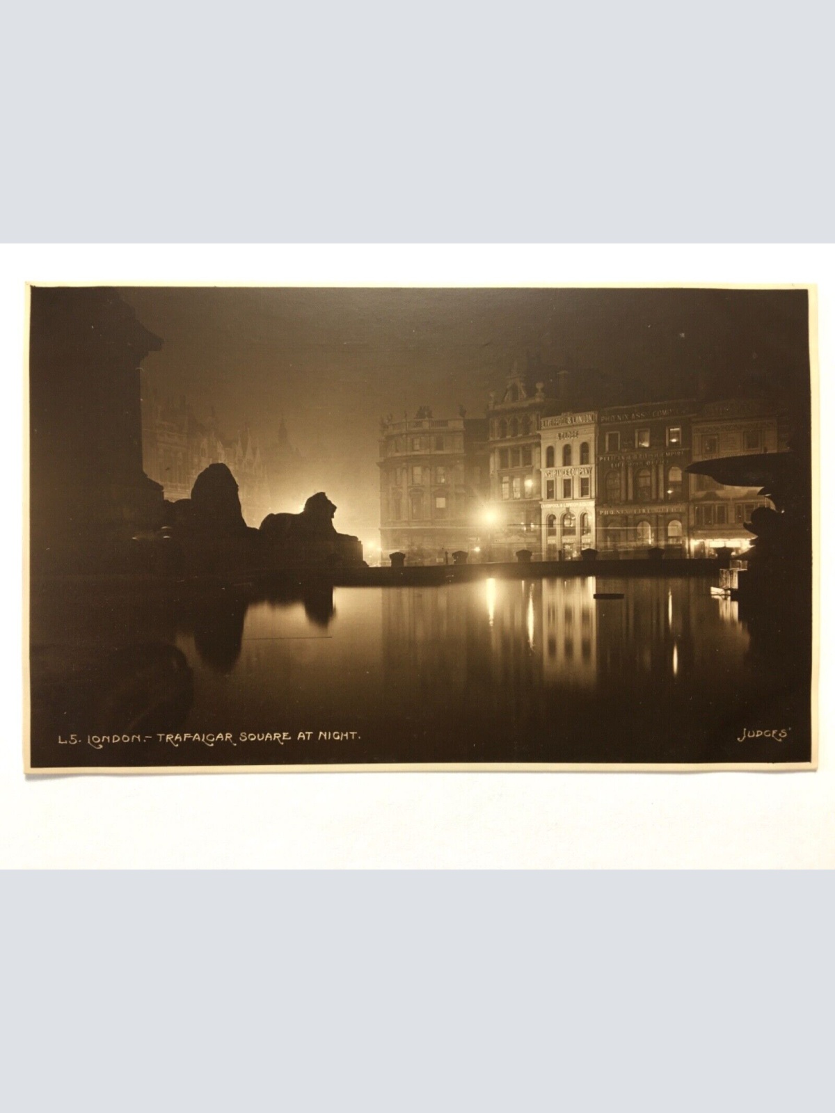 London - Trafalgar Square at Night - Bei Nacht - England 40196 TH