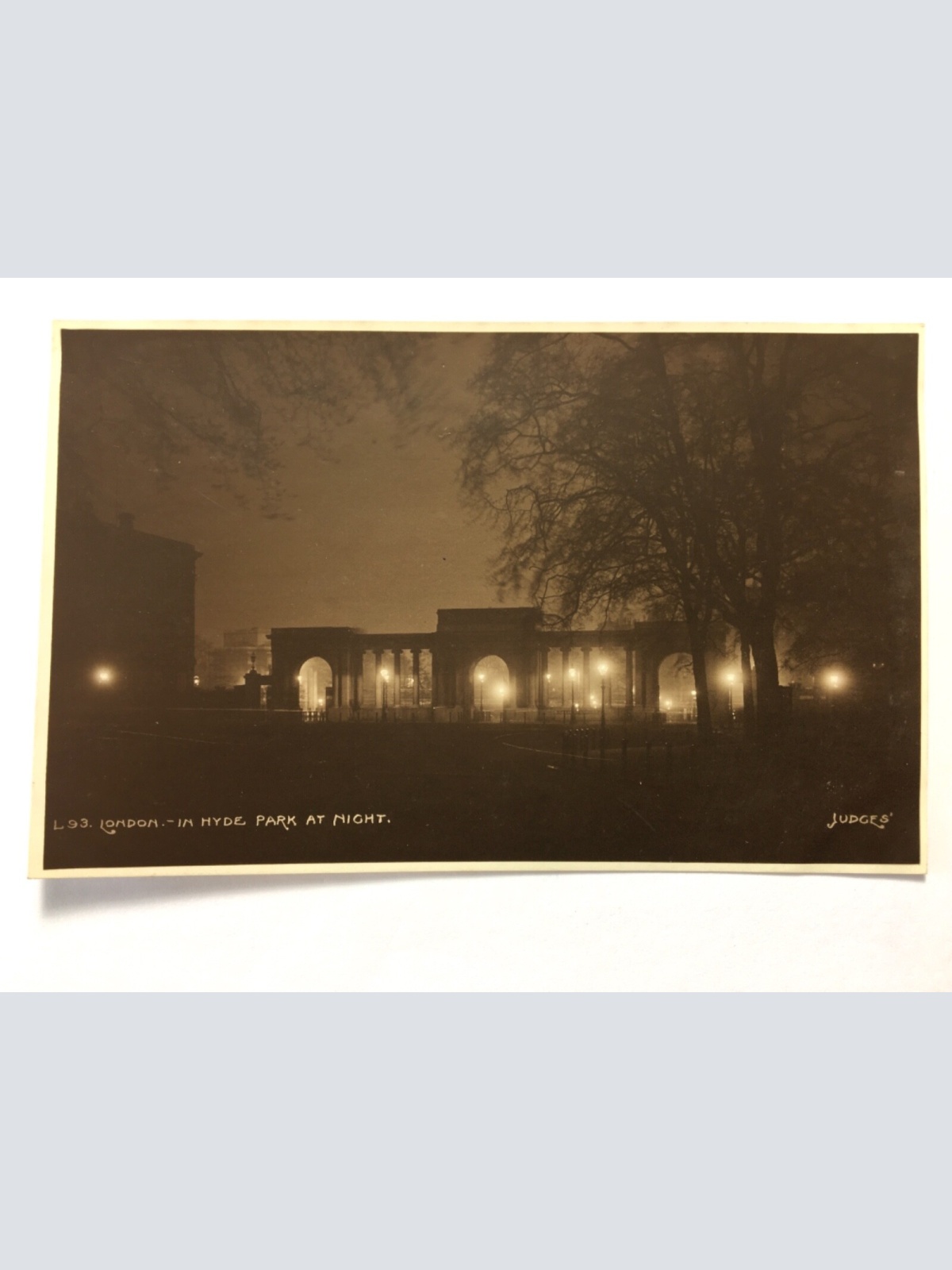 London - In Hyde Park at Night - Bei Nacht - England 40192 TH