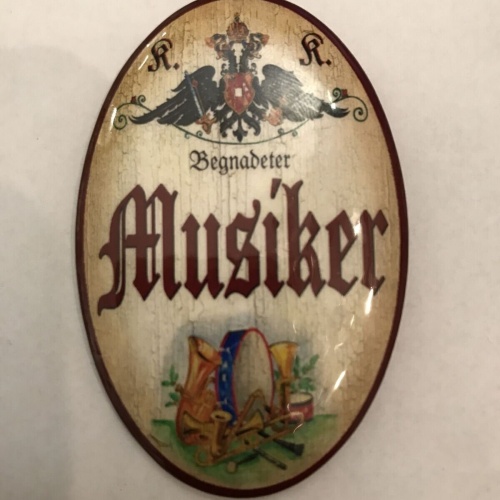 K&k nostalgie flaschenöffner magnetisch musiker 7x4,5cm