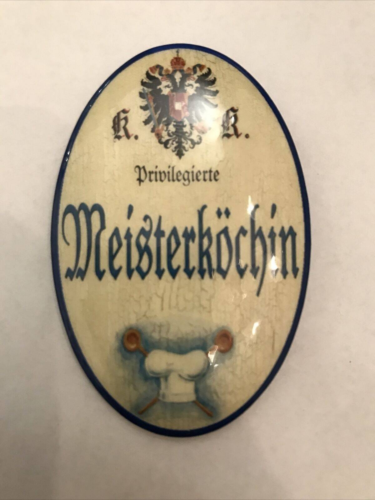 K&k nostalgie flaschenöffner magnetisch meisterköchin 7x4,5cm