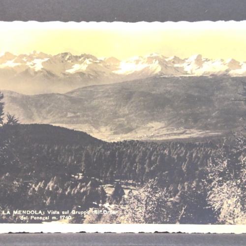 La Mendola Vista sui Gruppo del Ortler dal Penegal JW 650444 C