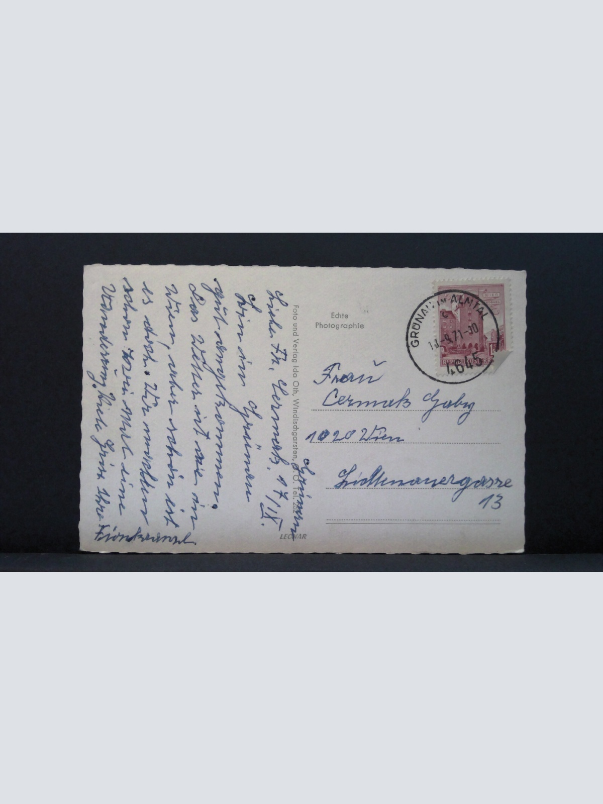 Grünau Almtal Oberösterreich JW 650446 C