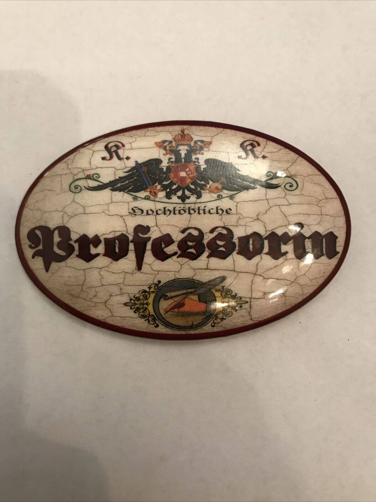 K&k nostalgie flaschenöffner magnetisch professorin 7x4,5cm