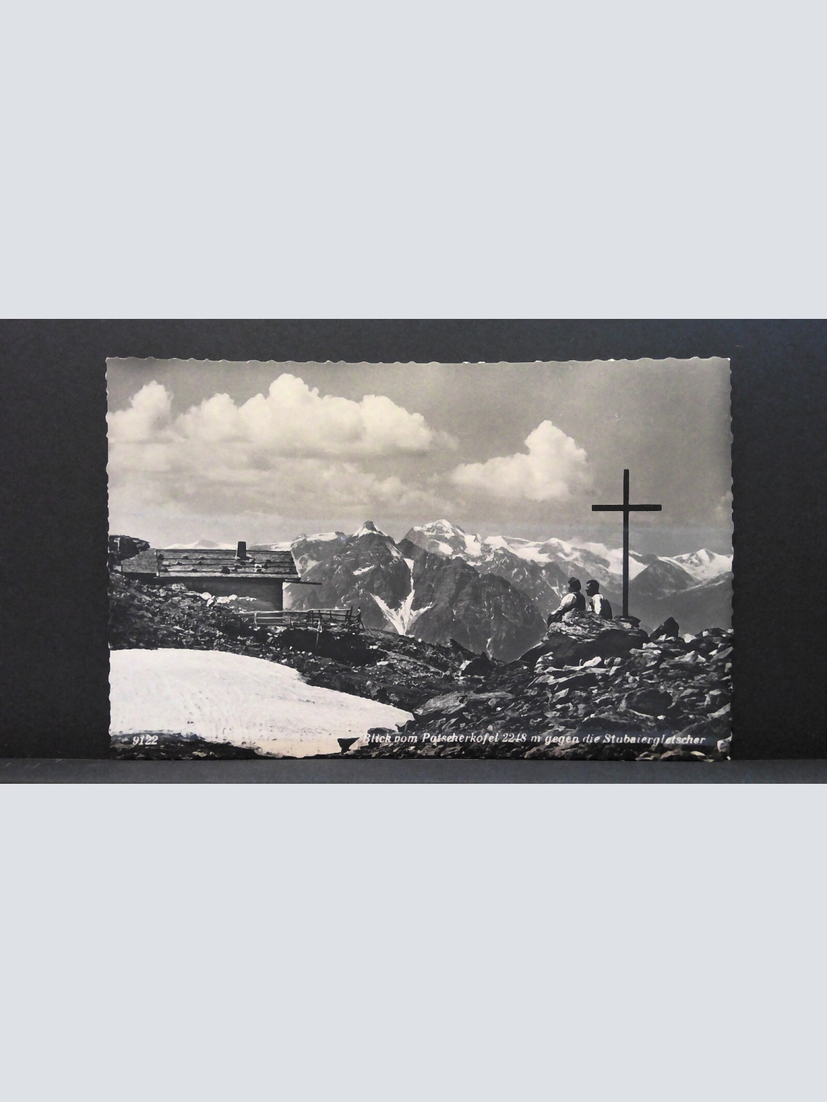 Patscherkofel gegen die Stubaiergletscher JW 476 C