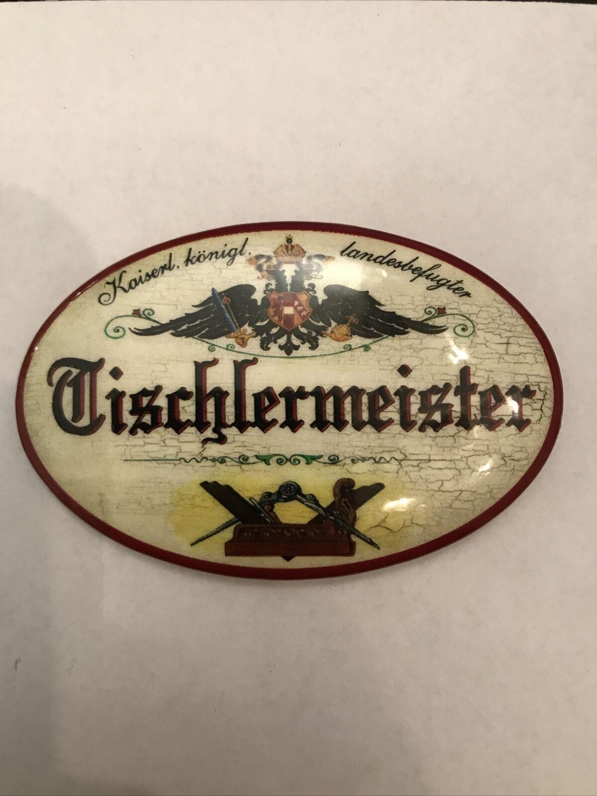 K&k nostalgie flaschenöffner magnetisch tischlermeister 7x4,5cm
