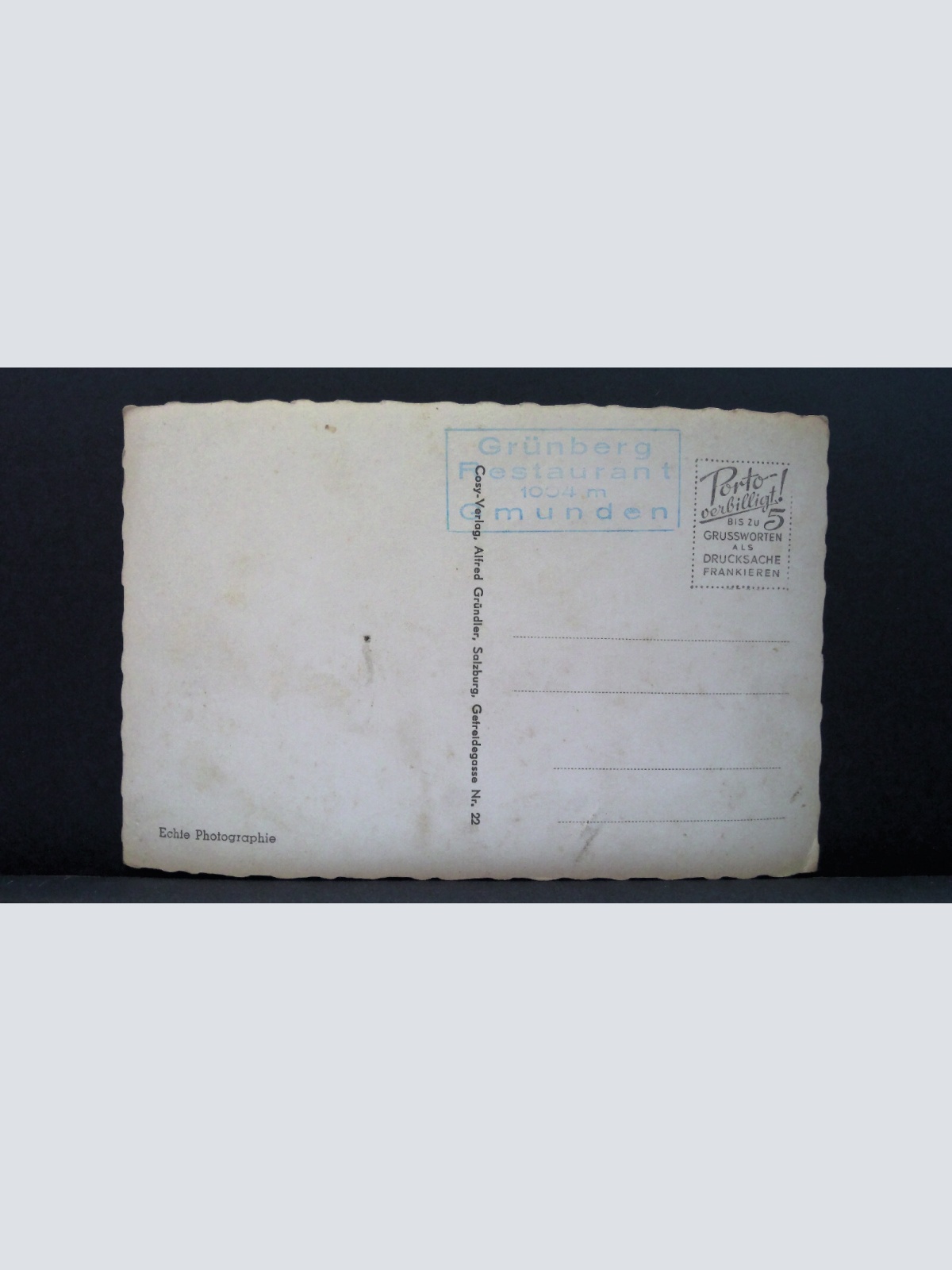 Grünberg Gondelbahn Gmunden am Traunsee JW 650304 C