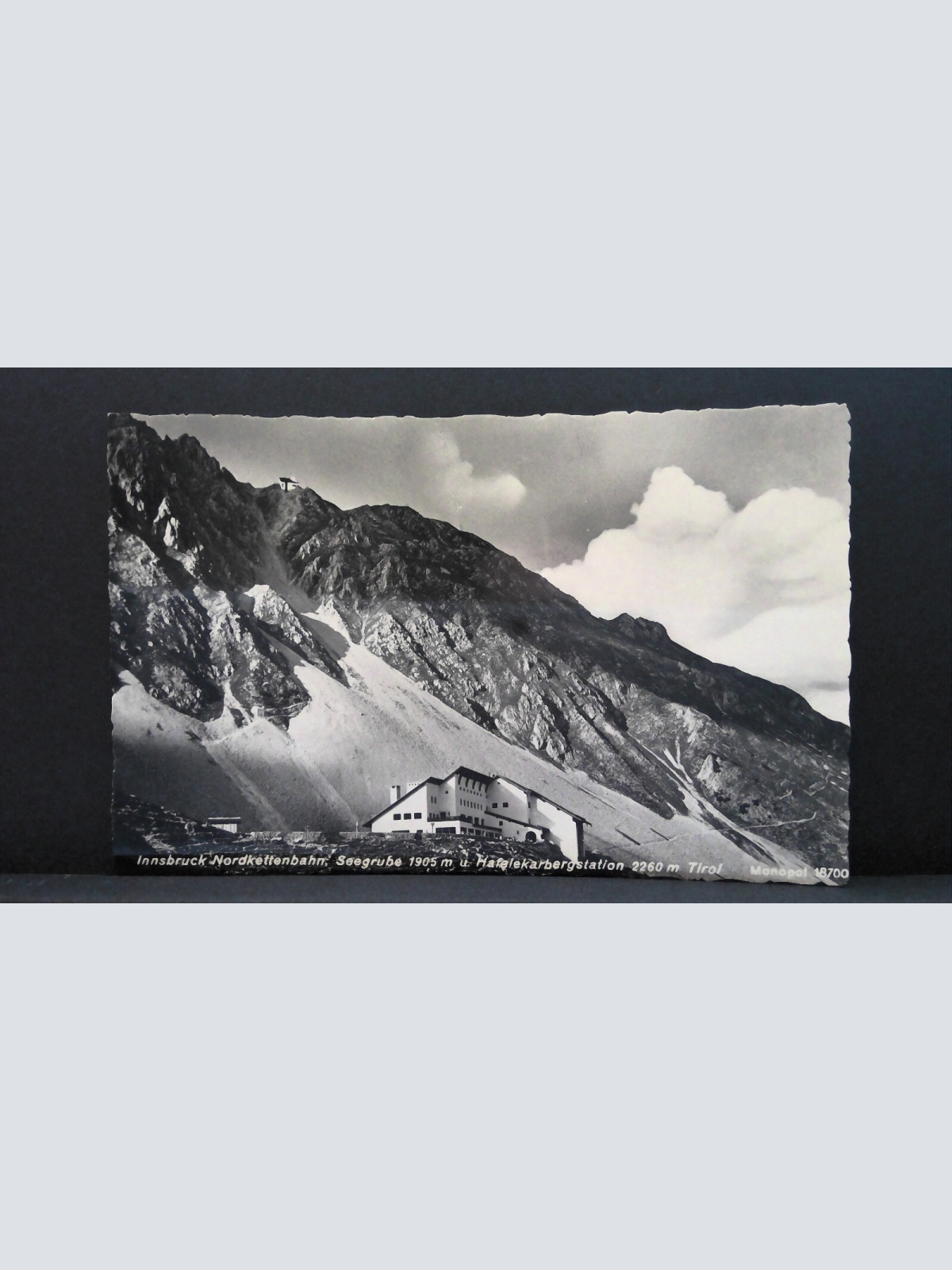 Innsbruck Nordkettenbahn Seegrube Hafelekarbergstation Tirol JW 650411 C