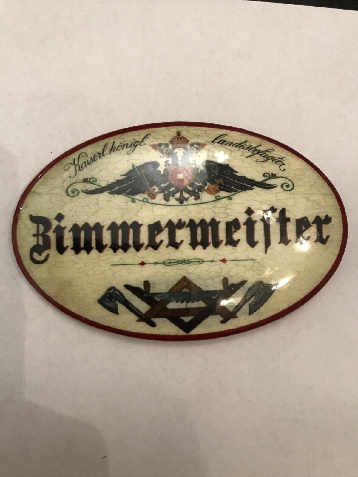 K&k nostalgie flaschenöffner magnetisch zimmermeister 7x4,5cm