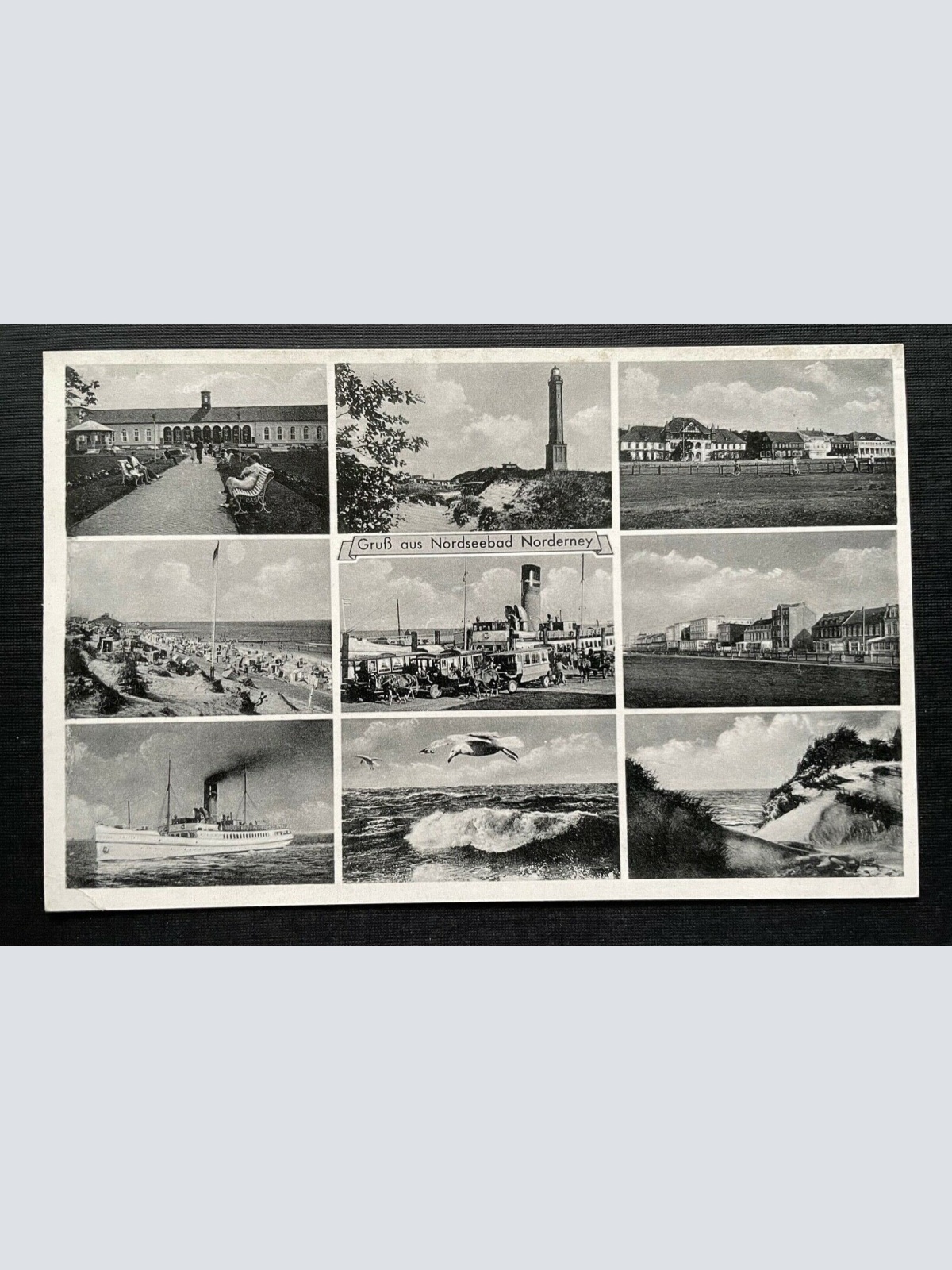 Gruß aus Nordseebad Norderney Collage Hafen Niedersachsen Deutschland 400987 A