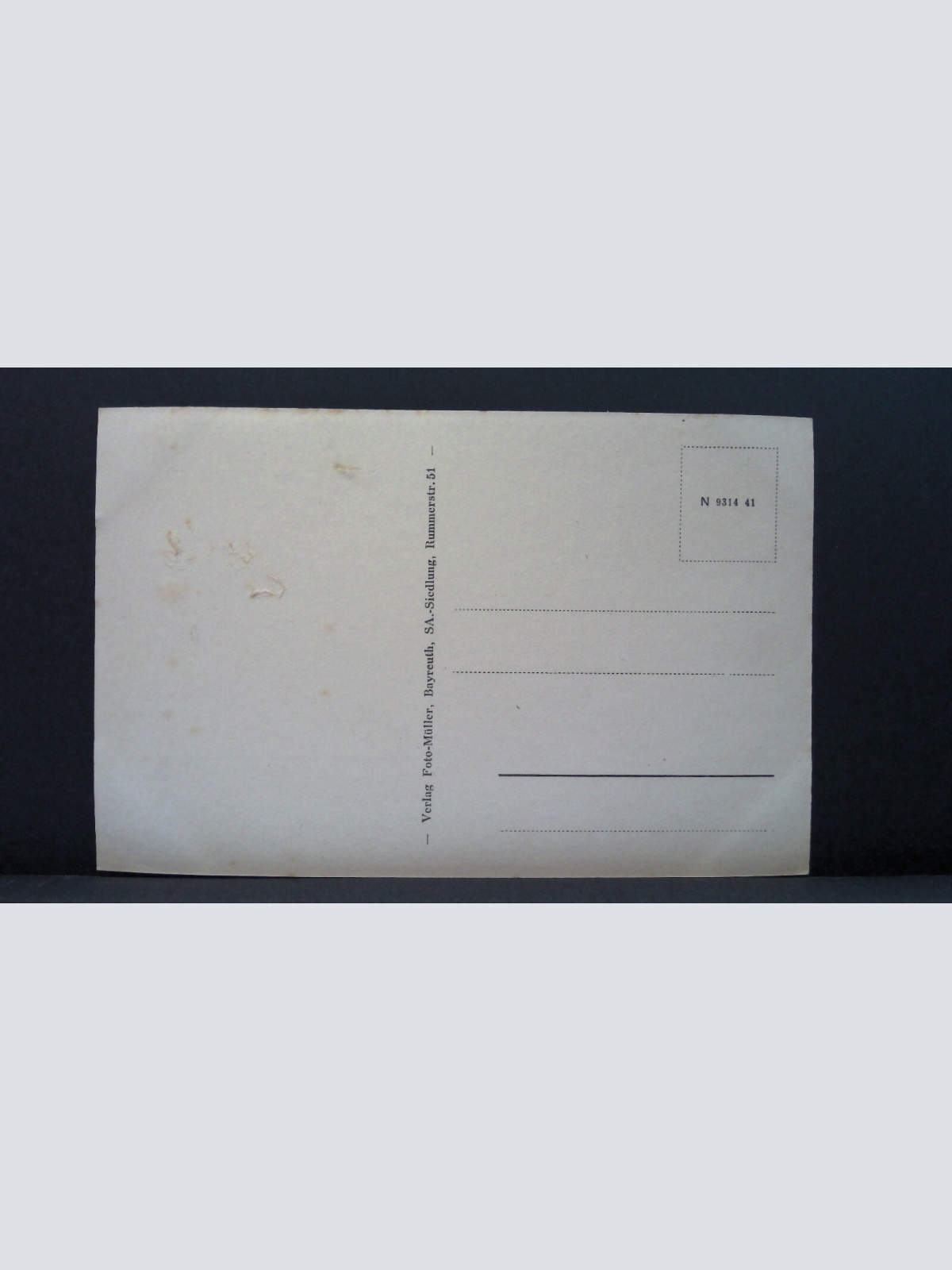 Bayreuth Neues Schloß JW 650324 C