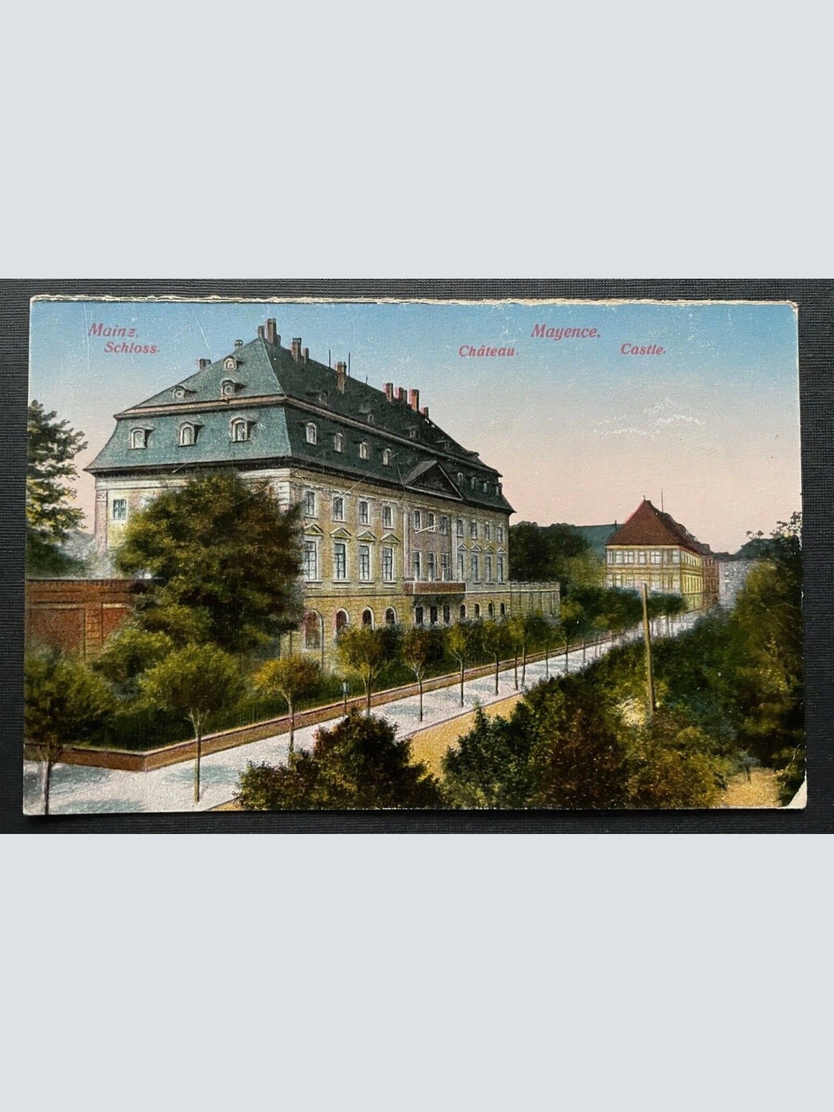Mainz Schloss Gebäude Garten Park Rheinland-Pfalz Deutschland 401015 TH A