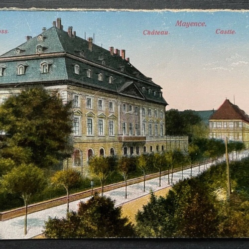 Mainz Schloss Gebäude Garten Park Rheinland-Pfalz Deutschland 401015 TH A