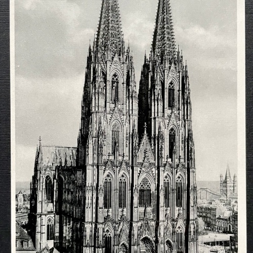 Der Kölner Dom von Westen Kirche Stadt Nordrhein-Westfalen Deutschland 401012 A