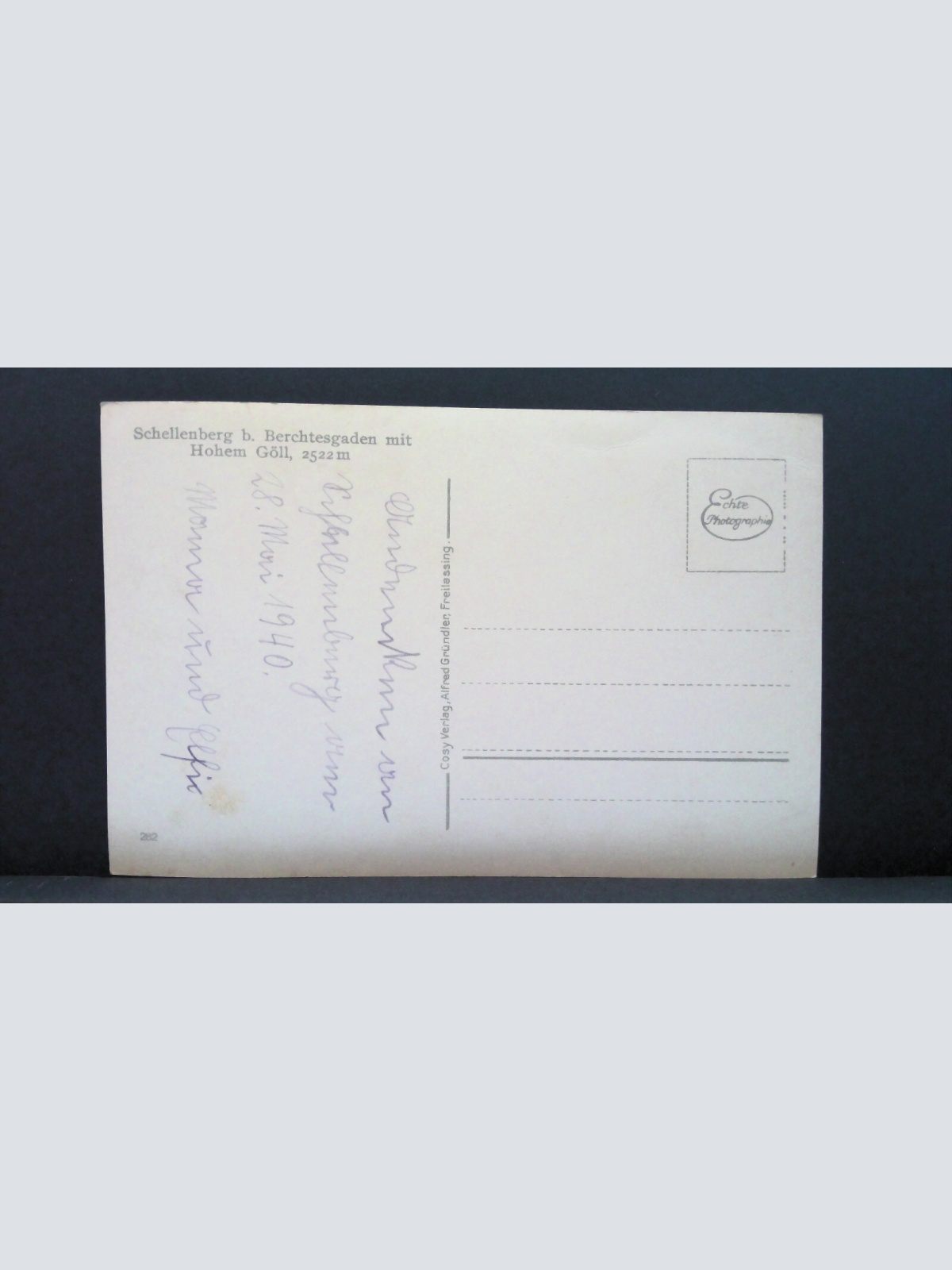 Schellenberg und Hoher Göll JW 650263 C