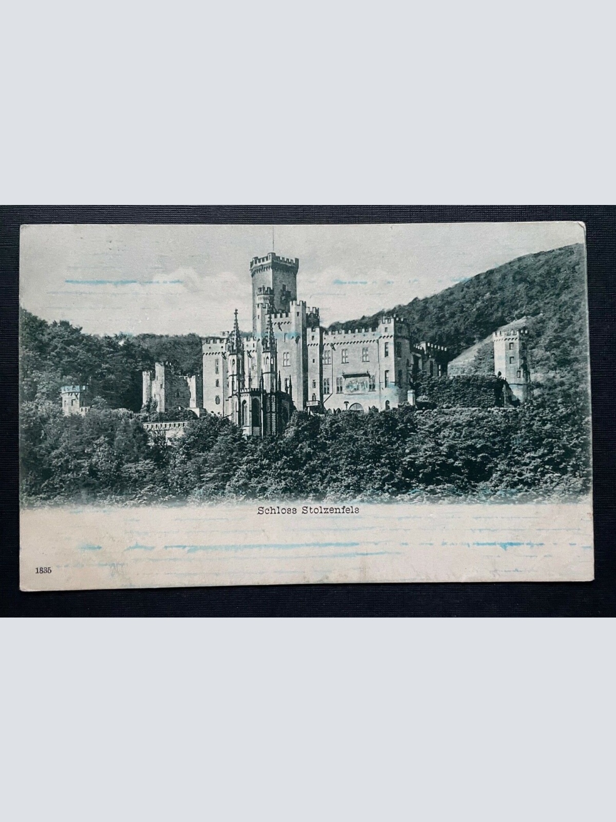 Schloss Stolzenfels Burg Wald Koblenz Rheinland-Pfalz Deutschland 401037 TH