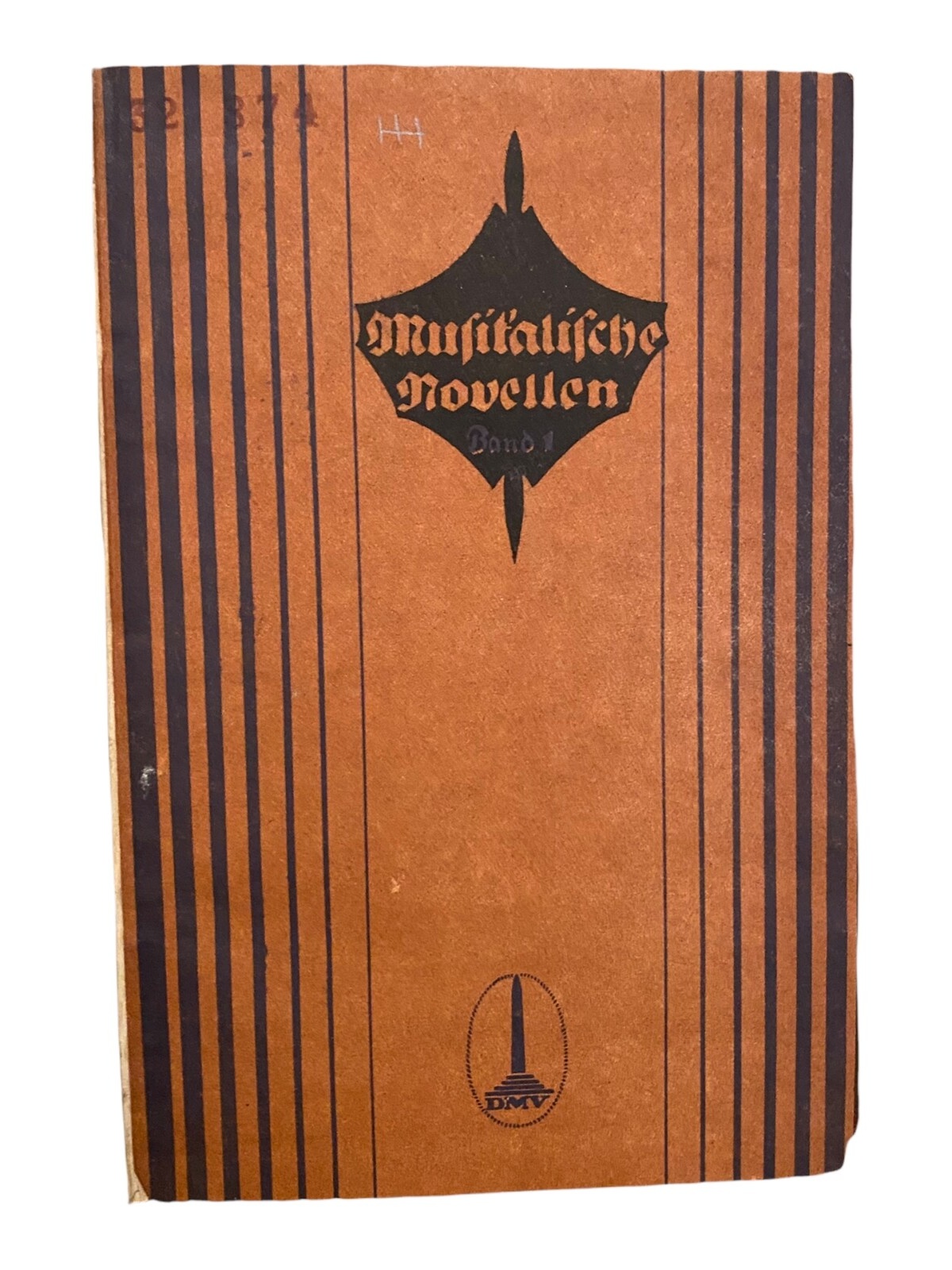 1825 Gerhart von Westerman MUSIKALISCHE NOVELLEN BAND I HC