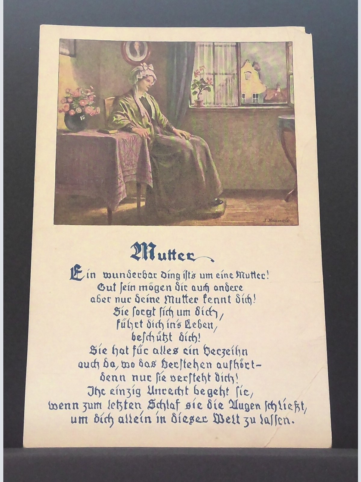 Mutter Gedicht Gemälde JW 650253 C